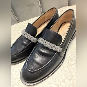 Stuart Weitzman Palmer Highshine Loafer black leather